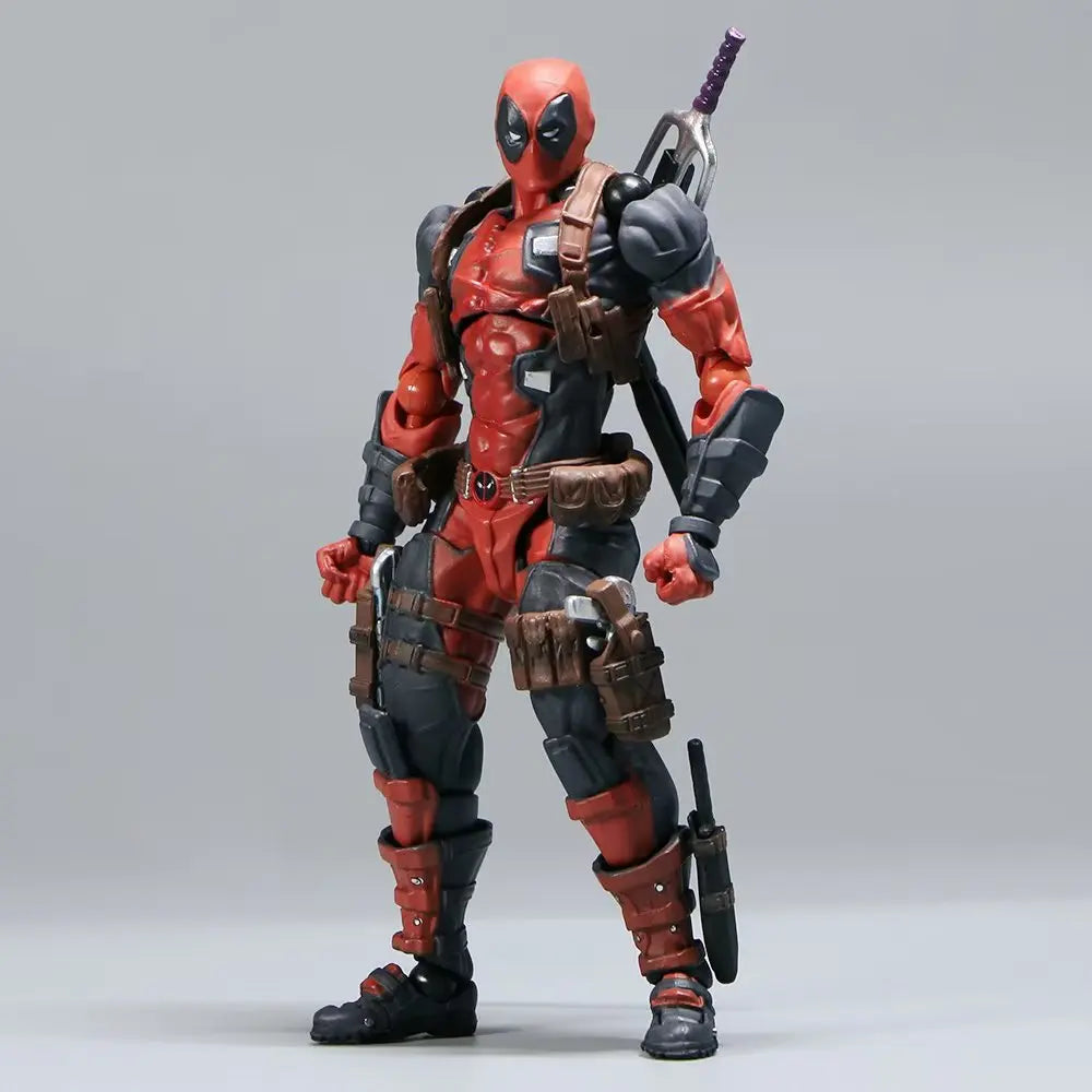 INCREDIBLE YAMAGUCHI Deadpool & Wolverine 2,0 figura de acción gris mutantes articulación móvil KAIYODO Wade modelo película juguetes para niños regalo