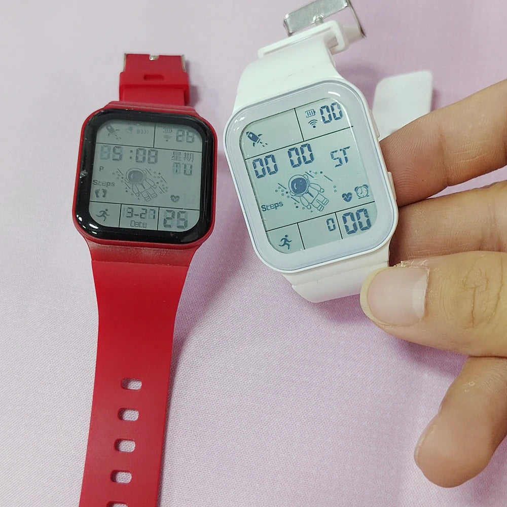 Reloj Digital de moda para hombres, mujeres y niños, relojes deportivos a prueba de suéter, reloj multifunción, reloj de pulsera electrónico para estudiantes