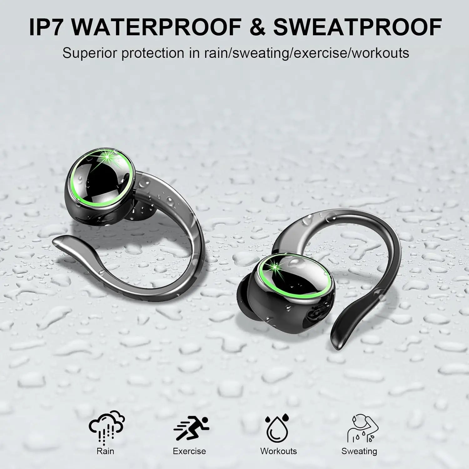 Auriculares Bluetooth 5.4 Deportivos 50h Graves
