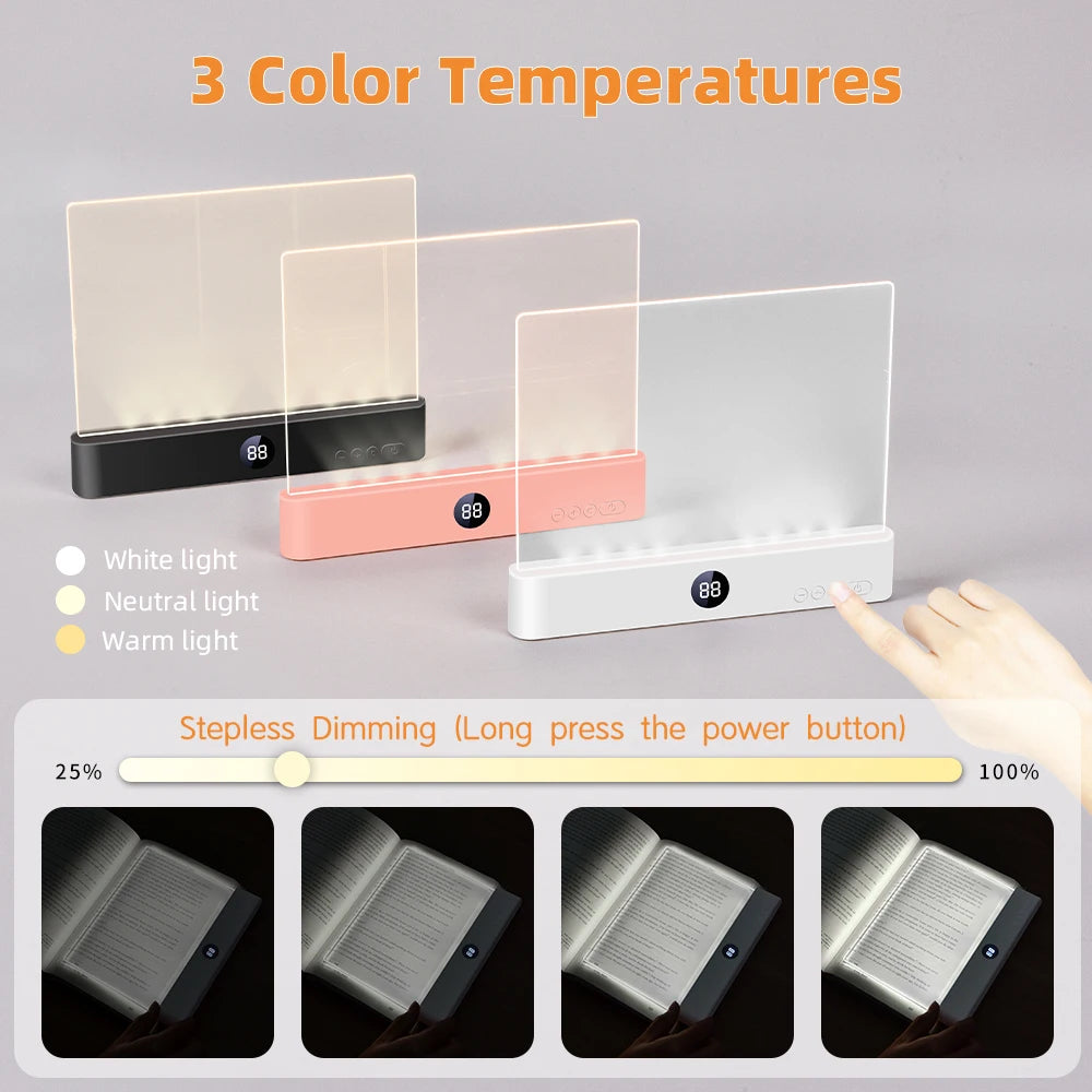 Lámpara LED de Lectura con Clip Portátil Ajustable