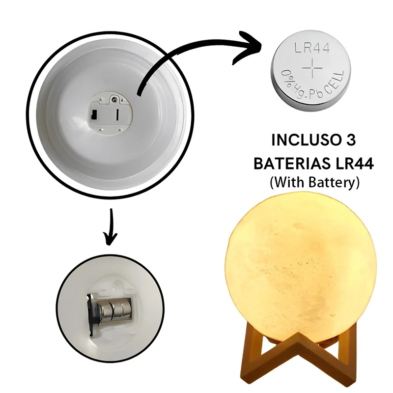 Luz LED de Luna y Galaxia para Dormitorio Infantil