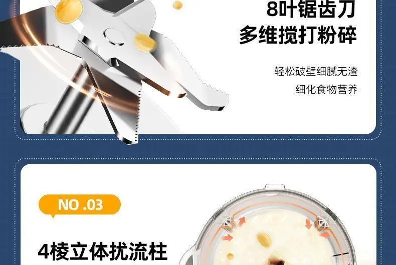 Máquina para Leche de Soya Automática Multifunción sin Filtro