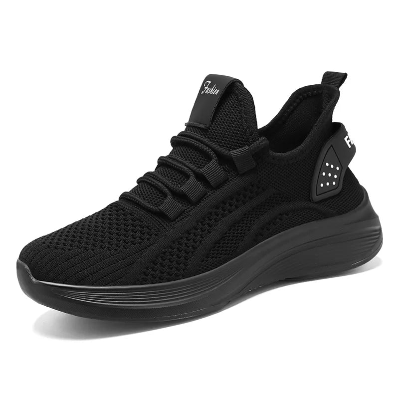 Zapatos informales para mujer, gran oferta, calcetín sin cordones de malla de aire transpirable, calzado para exteriores, zapatillas de deporte para mujer, plataformas de fondo grueso, 2025