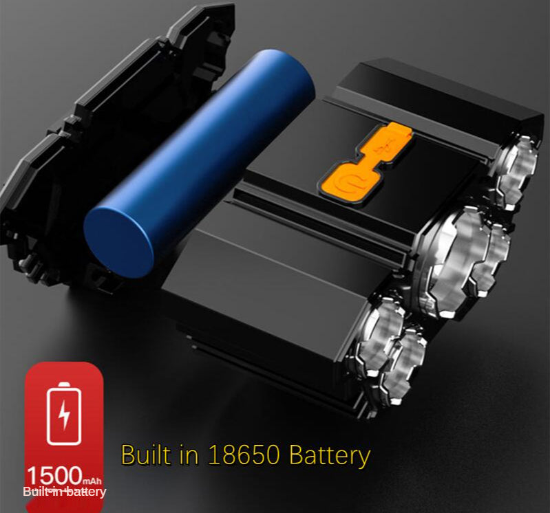 Linterna Frontal LED Recargable para Pesca