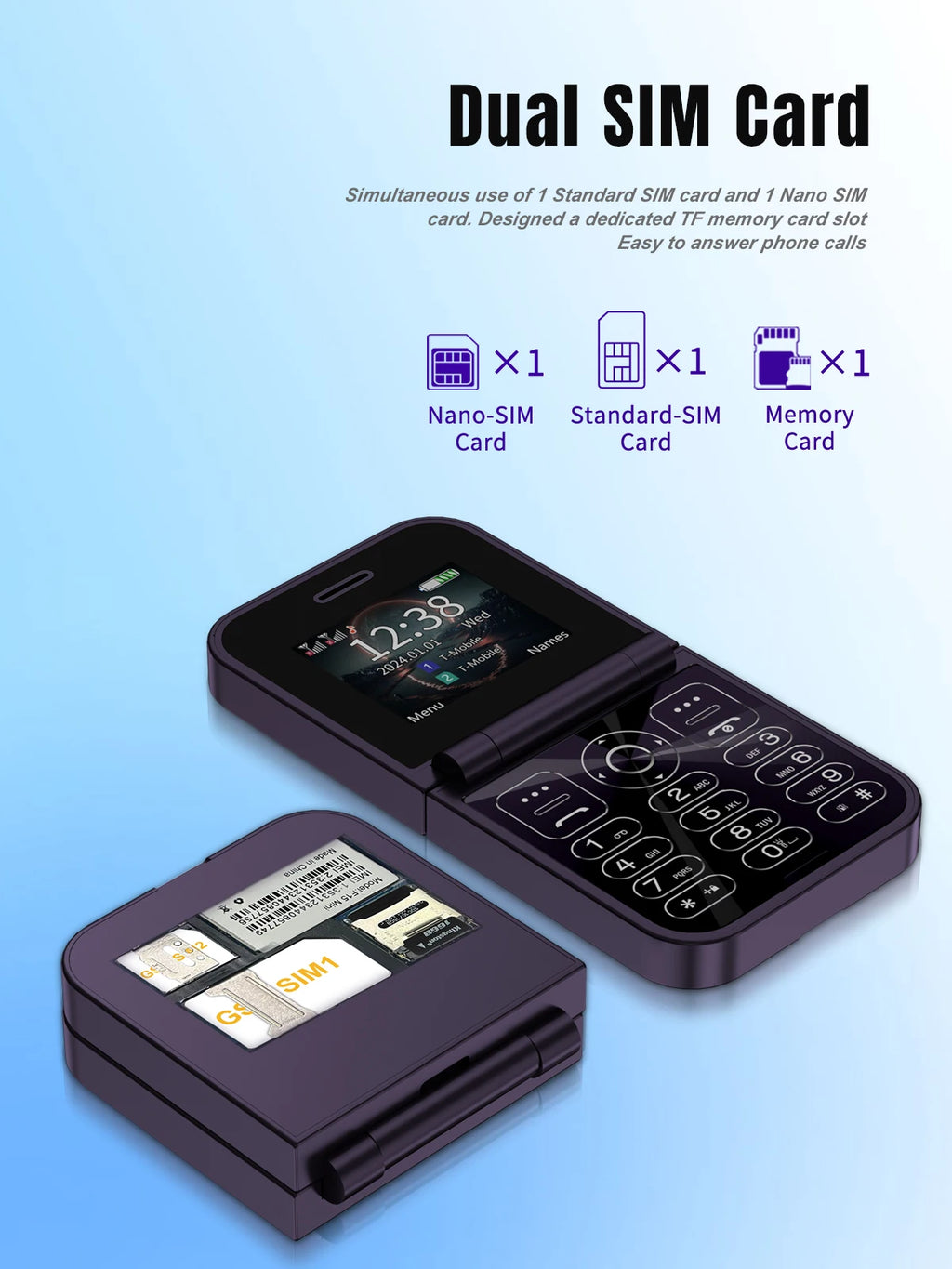SERVO F15 Mini teléfono móvil pequeño con tapa 2 SIM en espera velocidad Dial linterna de voz mágica grabación de llamadas 2G GSM lindo teléfono móvil plegable