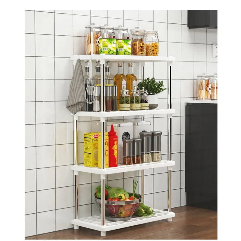 Estante organizador de 4 niveles para cocina, baño y hogar