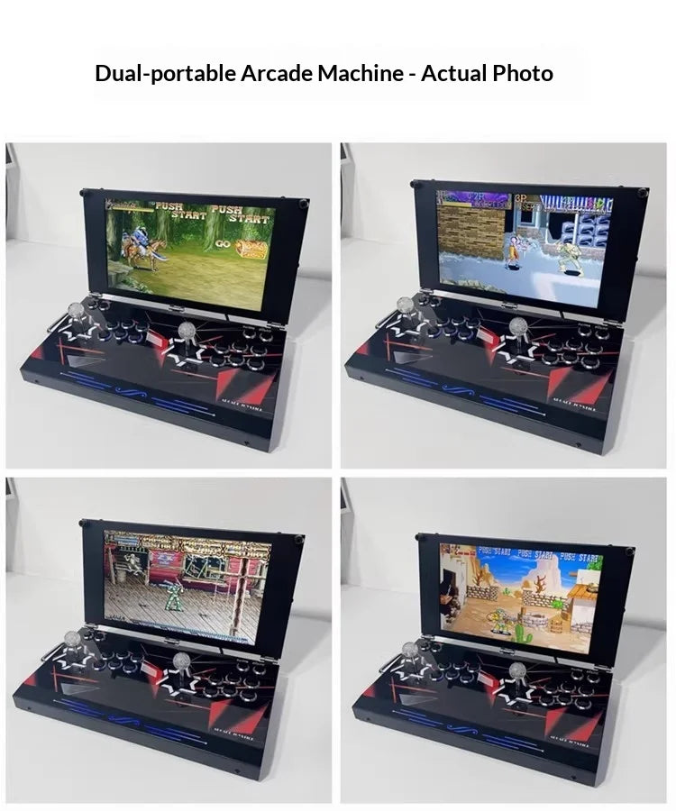 Consola de juegos para el hogar con pantalla grande de 21 pulgadas, juegos integrados de lucha para dos jugadores, sin retraso, consola de juegos Arcade Street Fighter, novedad de 2026