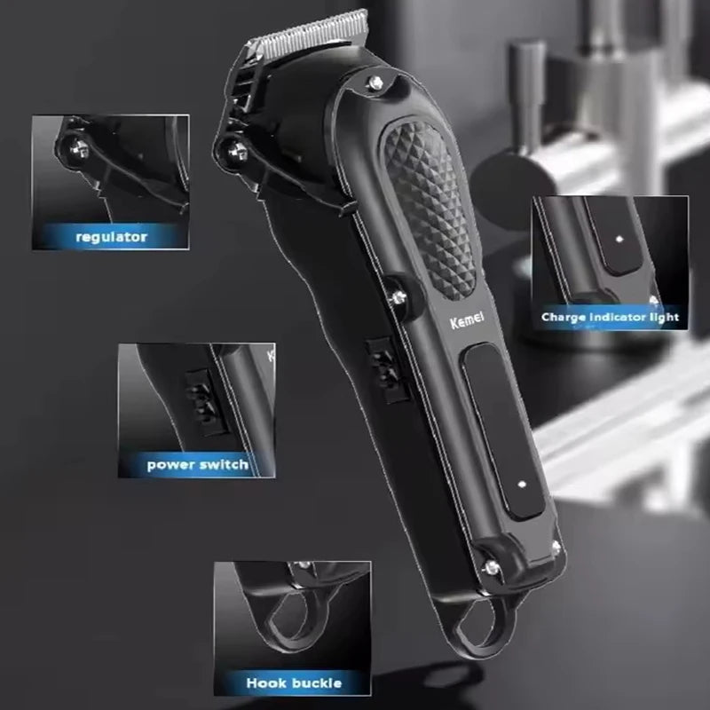 Cortadora de Pelo Kemei KM-1071 USB Recargable