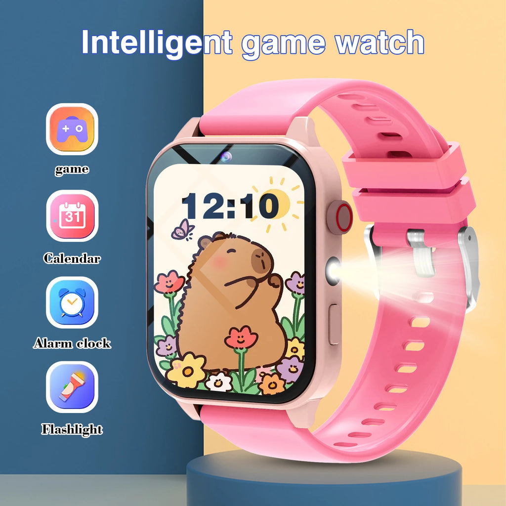 Reloj Inteligente Niños Cámara Juegos Linterna