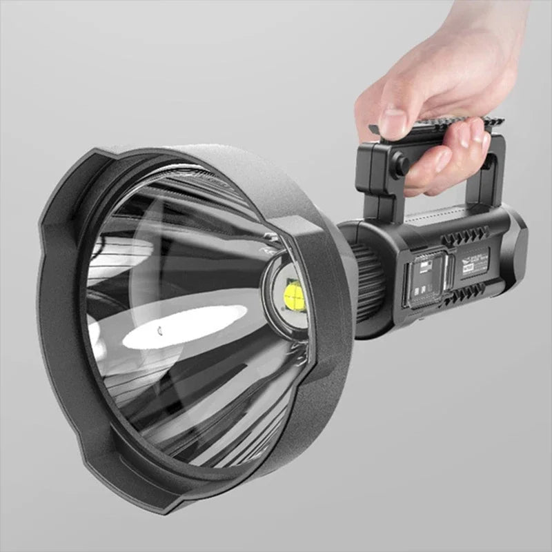 Linterna LED de Largo Alcance para Camping y Pesca