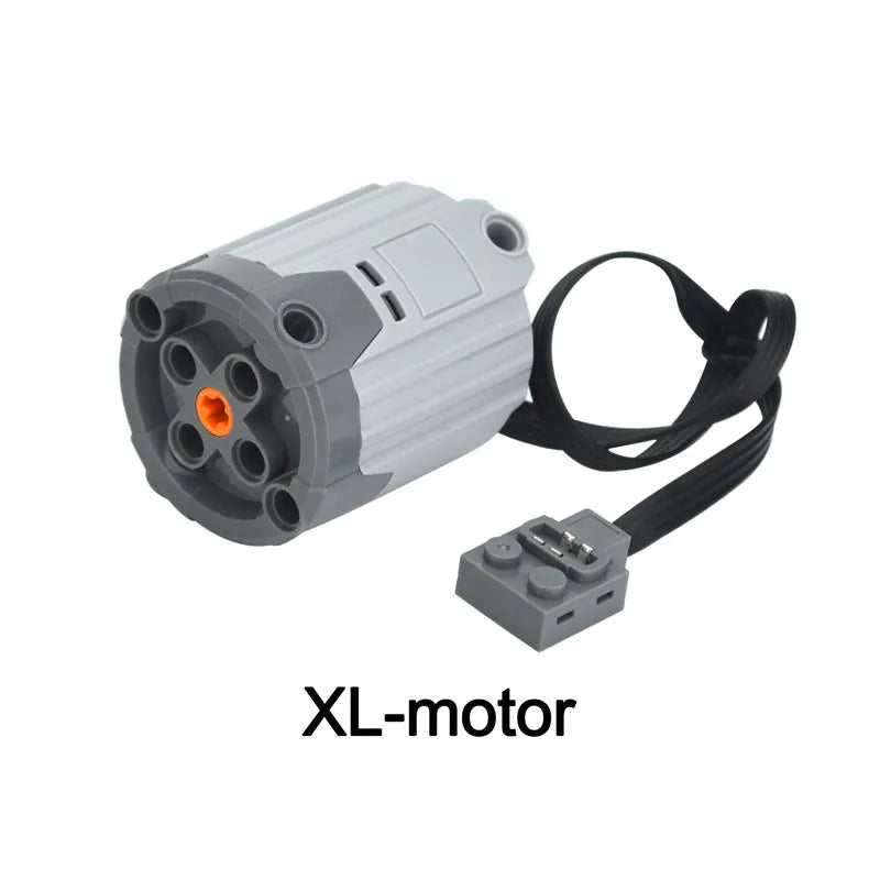 Bloques de construcción electrónicos técnicos, accesorios de reacondicionamiento MOC, micromotor, piezas de funciones de potencia RC, bloques de coche DIY creativos, juguetes para niños
