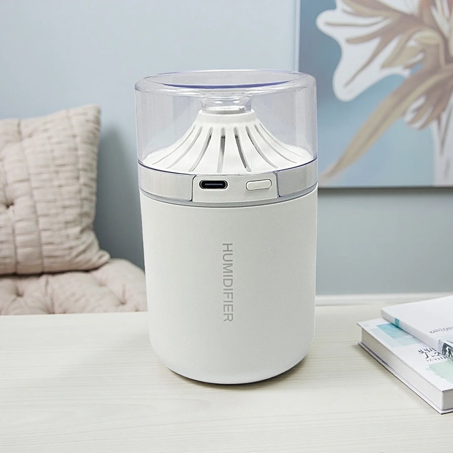 Humidificador para Auto con Luz de Ambiente
