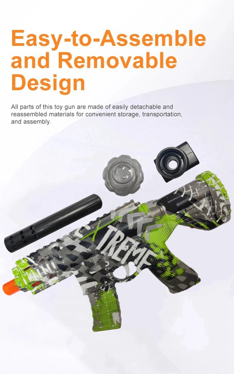 Pistola Eléctrica M416 Recargable para Fiestas al Aire Libre