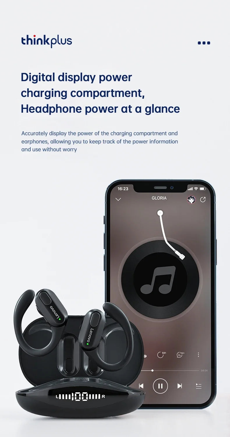 Auriculares Bluetooth Inalámbricos Lenovo XT80 con Micrófono