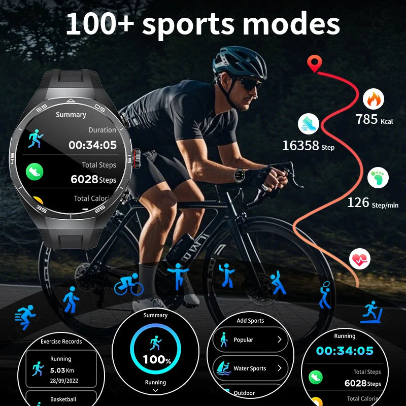 Smartwatch LIGE 2 en 1 con auriculares TWS, llamadas Bluetooth y monitor de salud