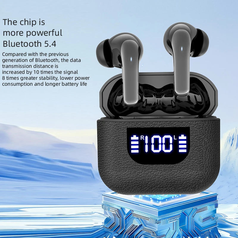 Auriculares TWS Bluetooth 5.3 con Pantalla LED y Micrófono HD