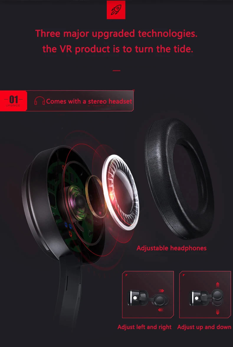 Gafas VR 3D, auriculares de realidad Virtual, dispositivos, lentes para casco, gafas inteligentes para teléfonos inteligentes, teléfono móvil, juego de visor Viar