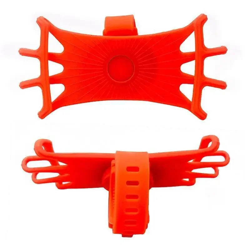 Soporte Universal para Teléfono Móvil de Bicicleta, Rotación de 360 Grados, Soporte de Silicona para GPS, Soporte para Cochecito de Bebé, Soporte para Manillar de Motocicleta