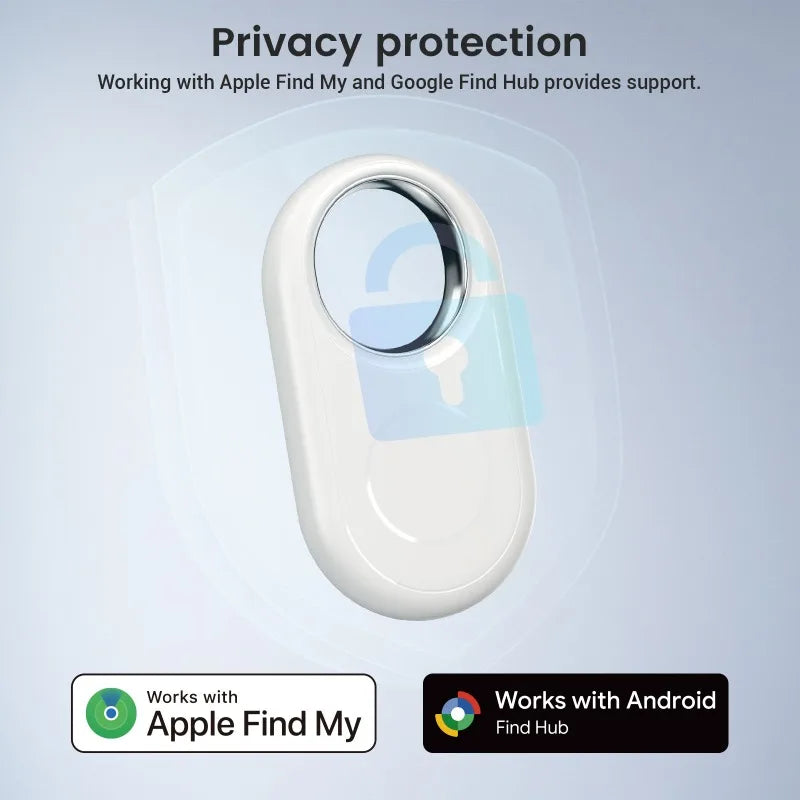 Localizador de Mascotas de Doble Sistema Antipérdida Compatible con Android IOS, Dispositivo Inteligente de Localización Portátil con Etiqueta de Posicionamiento