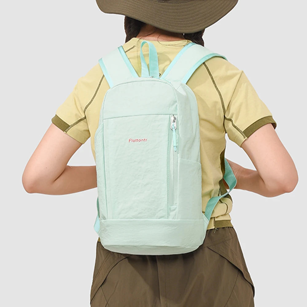 Mochila Pequeña de Nailon con Hebilla de Pecho para Exteriores