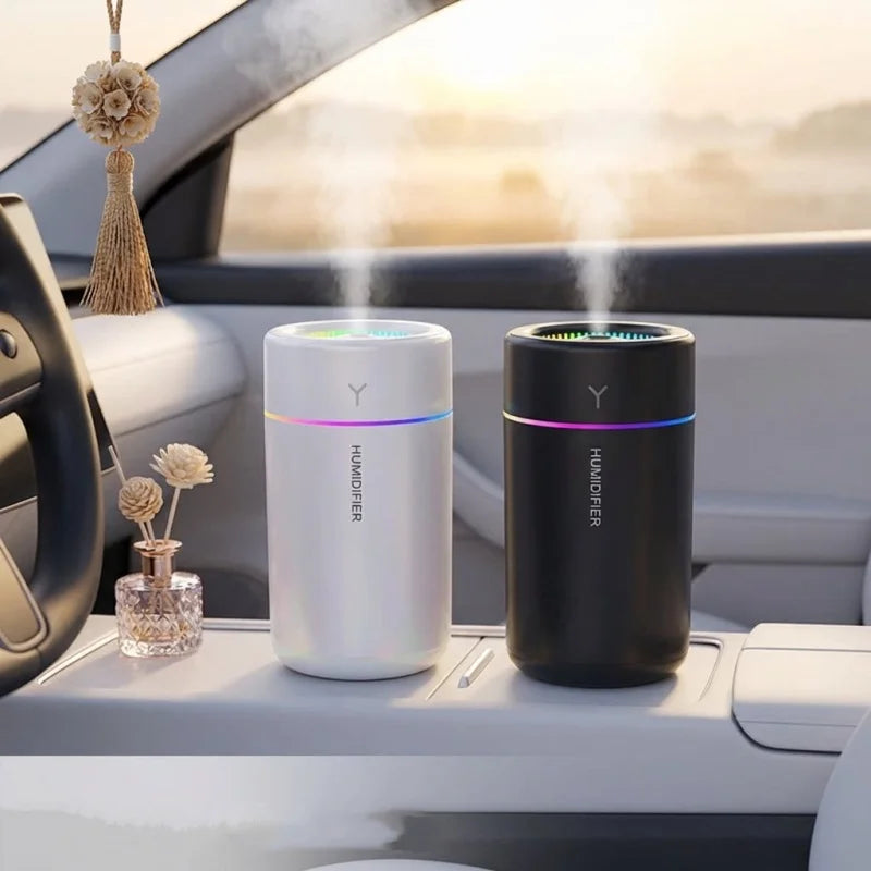 Paquete de 2 humidificadores silenciosos para coche, dormitorio, oficina, escritorio - Regalo creativo para el día de San Valentín y Navidad