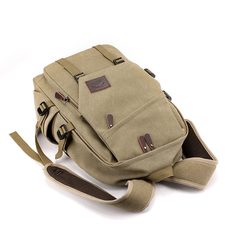 Mochila de viaje de gran capacidad para hombre, adecuada para diferentes grupos de personas, longitud de la correa de hombro ajustable, multicompar