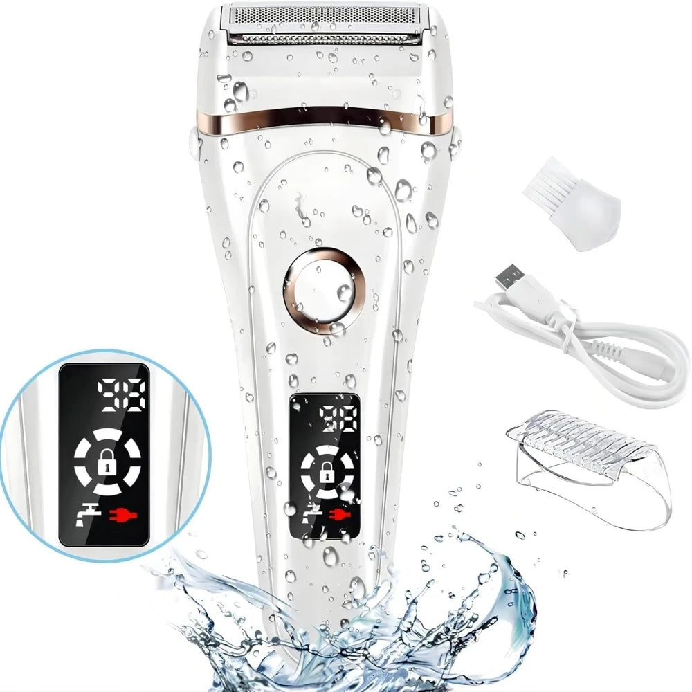 Depiladora Facial y Corporal Eléctrica para Mujer
