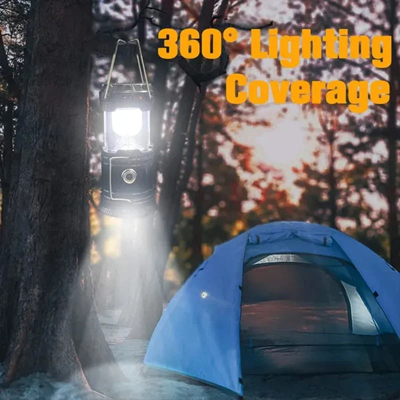 Linterna LED Portátil para Camping y Emergencias