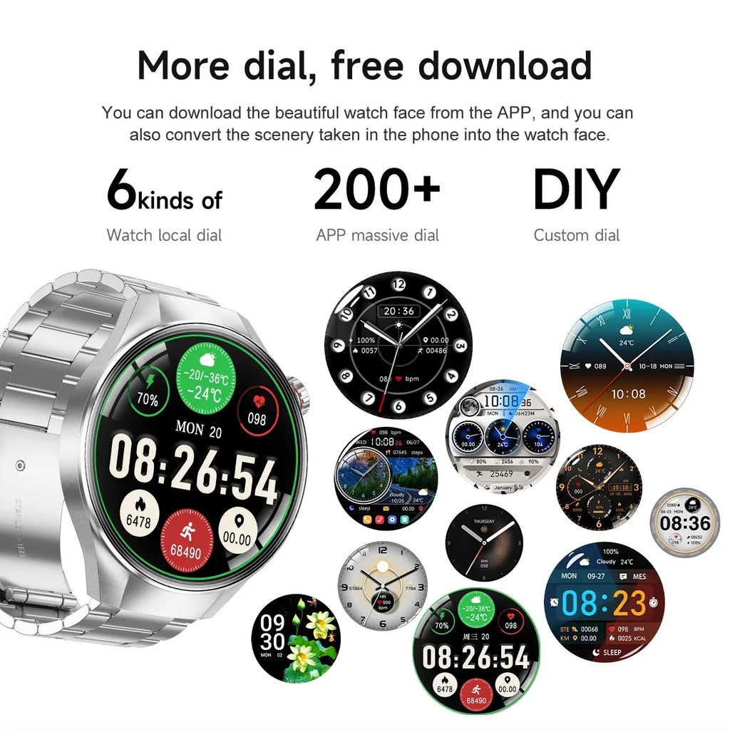 Reloj Inteligente G5 Plus con Pantalla AMOLED, GPS y Llamadas Bluetooth