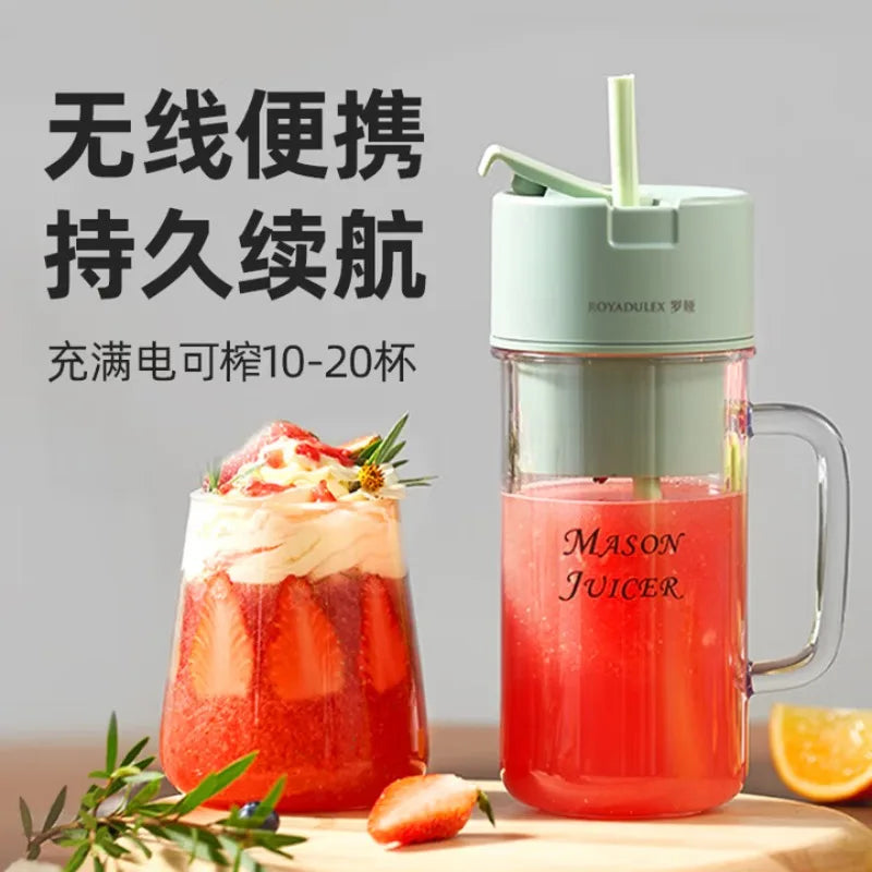 Licuadora Portátil Recargable 400ml — Jugos, Batidos e Hielo
