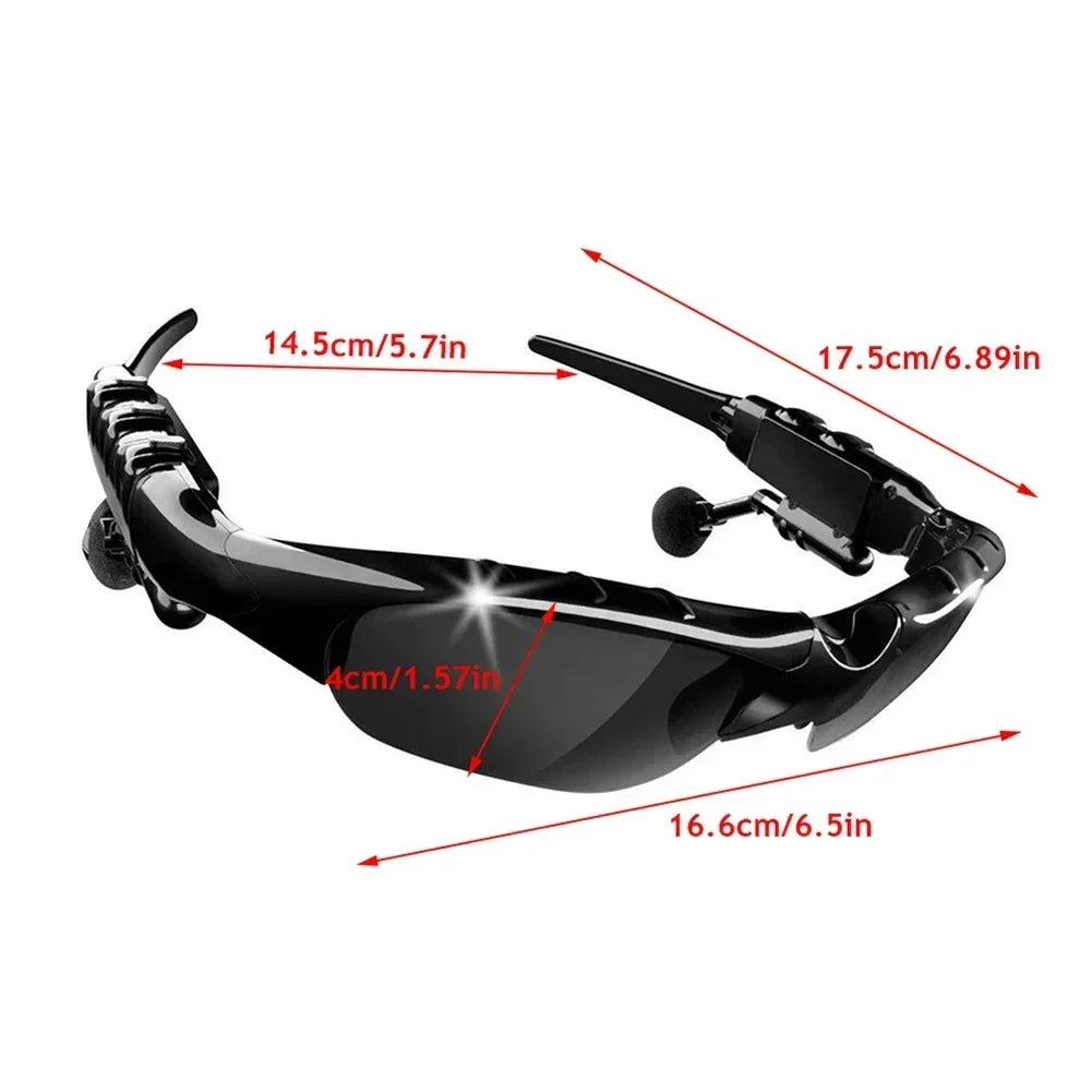 Gafas inteligentes Bluetooth 5,0 para deportes al aire libre, cascos con sonido envolvente para ciclismo, escucha música, llamadas, gafas de sol polarizadas para montar