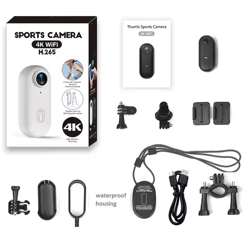 Mini Cámara Corporal 1080P de Acción Premium