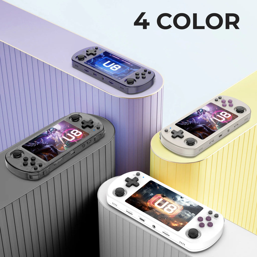 Consola de Videojuegos Retro U8, Pantalla IPS de 4.0 Pulgadas, 64G o 128G
