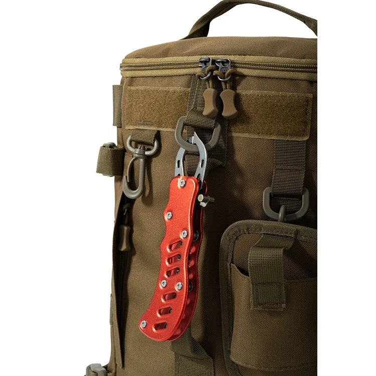 Mochila de pesca súper grande de 42L con asiento de poste |   correa de hombro acolchada |   camping, senderismo, almacenamiento de aparejos de pesca, entusiastas al aire libre