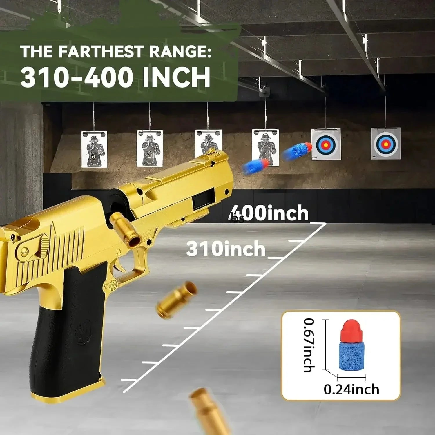 Pistola de juguete educativa 5S1, pistola de juguete con expulsión de cartuchos, pistola de balas blandas de espuma para niños, adultos, pistola de Airsoft, regalo de cumpleaños para niños