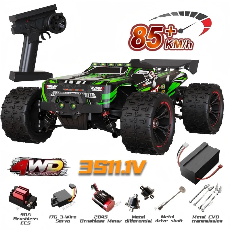 SCY9522PRO 85 KM/H coche RC de alta velocidad sin escobillas 4WD todoterreno coche de Control remoto 1:16 coches de carreras profesionales SCY9522 50 KM/H