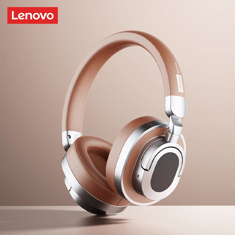 Lenovo LE602 Bluetooth 6,0 auriculares supraaurales sonido estéreo HiFi auriculares de música de moda ENC HD llamada auriculares inalámbricos con cable