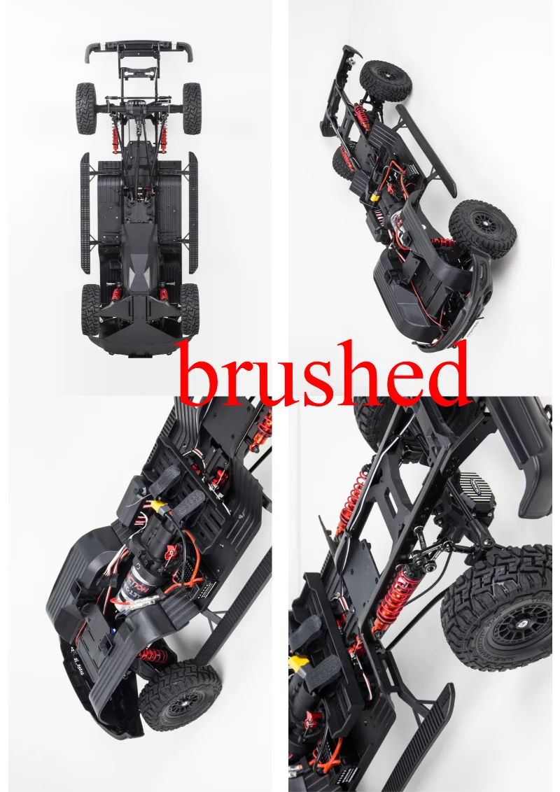 TRACTION HOBBY 1/8 TRX 1500 modelo de vía corta RC camión sobre orugas todoterreno eléctrico controlado 4wd