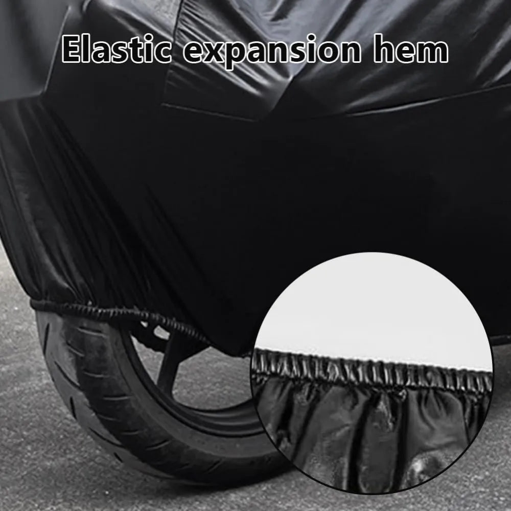 Funda Universal para motocicleta, a prueba de sol, a prueba de polvo, impermeable, para bicicleta, Scooter, protección UV, rayas reflectantes