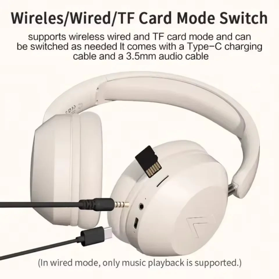 Auriculares Bluetooth 5.3 Supraaurales Plegables ACS