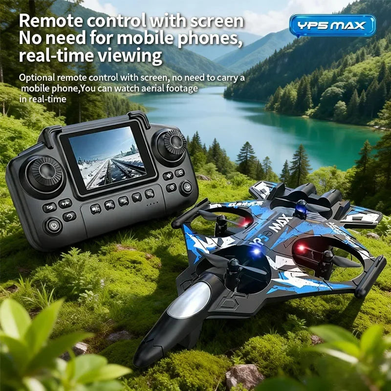 Dron de Acrobacias YP5 MAX con Cámara HD, Plegable, Vuelo Orbital