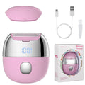 Maquinillas de afeitar eléctricas para mujer, afeitadora de pelo corporal recargable por USB, recortadora de Bikini para mujer, depilación de doble hoja para piernas y axilas