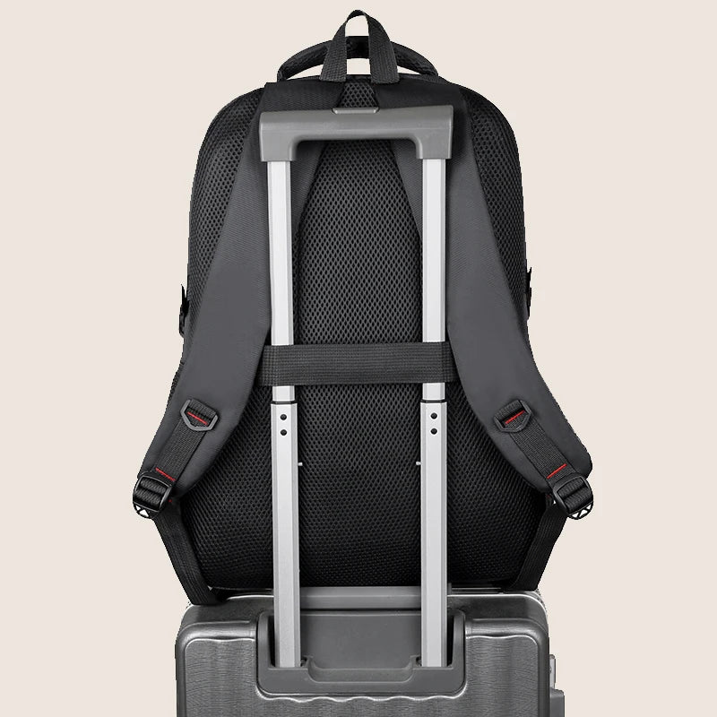 Mochila Unisex Impermeable para Laptop con Múltiples Bolsillos