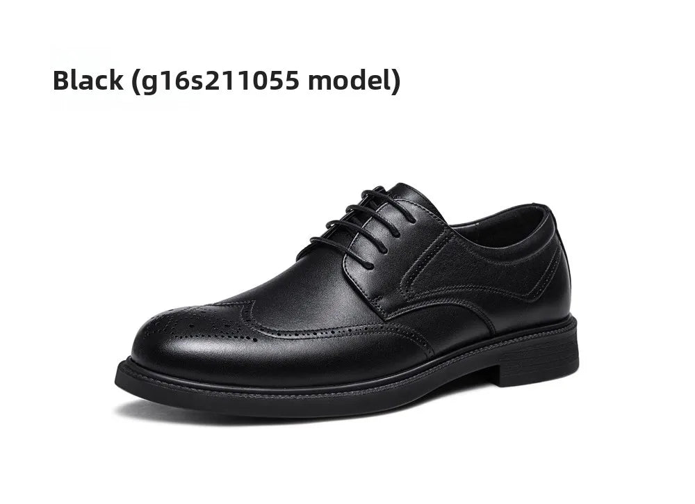 Golden Camel Zapatos informales para hombre, cómodos, antideslizantes, de cuero, con suela suave, zapatos planos para caminar, zapatos de vestir ligeros