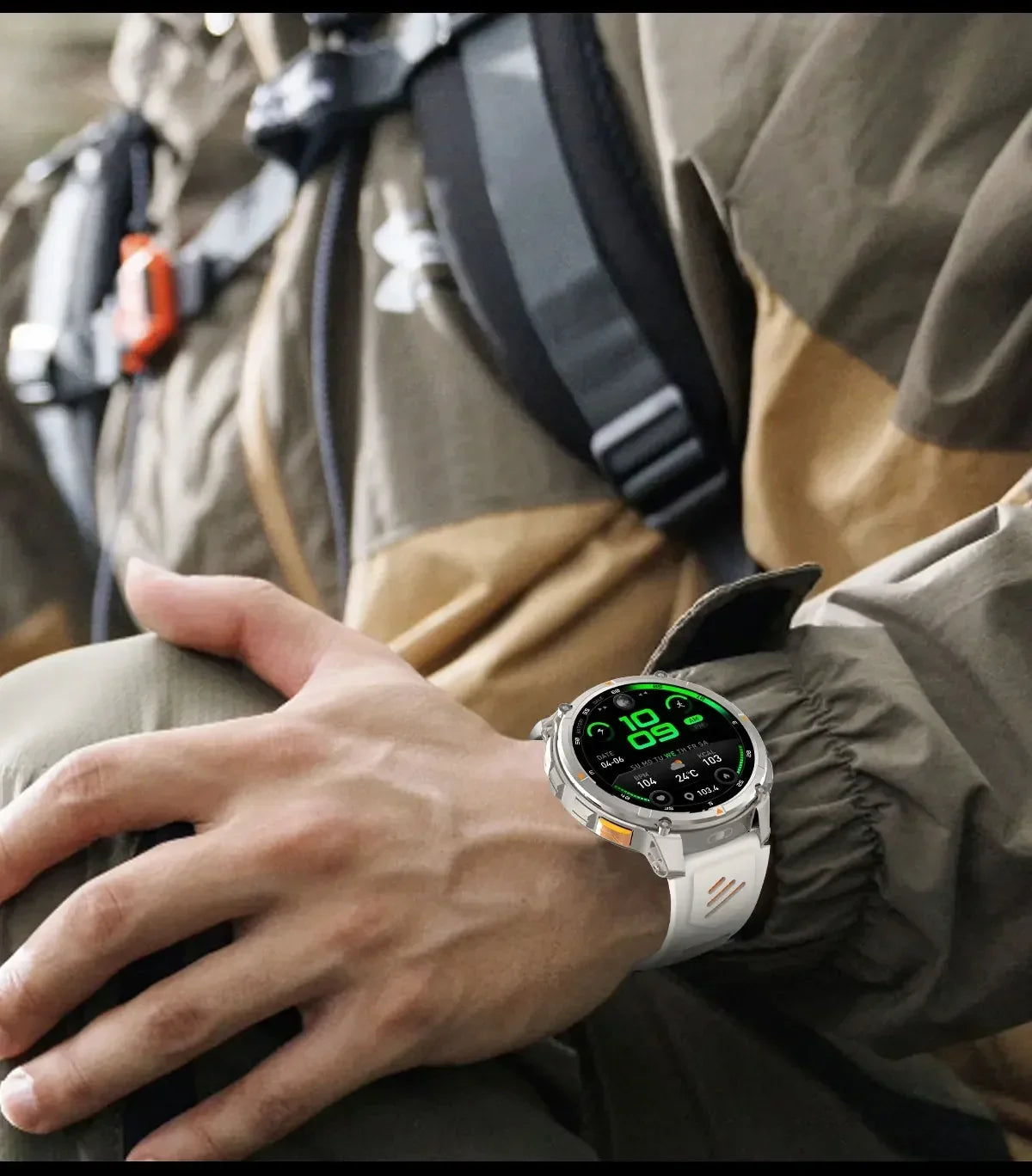 Reloj Inteligente Deportivo Militar 1100mAh 5ATM