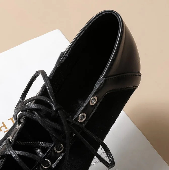 Zapatillas Deportivas para Mujer, Ligeras, Transpirables, con Cordones, Punta en Pico, Estilo Retro Casual para Uso Diario y Estilo Urbano