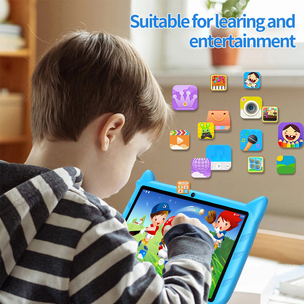 Nuevo Google 5G WiFi tabletas para niños 7 pulgadas Quad Core 4GB RAM 64GB ROM barato para niños regalo educativo aprendizaje 4000mAh Tablet Pc