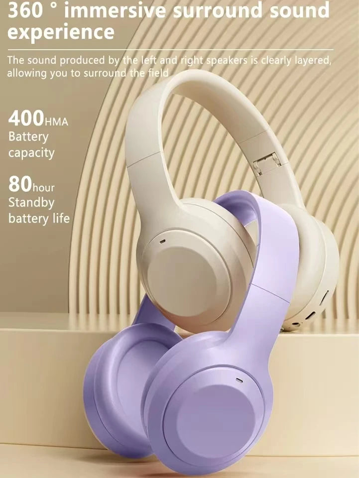 # Auriculares inalámbricos Bluetooth 5,3 auriculares estéreo HIFI auriculares deportivos verdaderos para jugadores reproductor de música TF/AUX con micrófono HD regalos