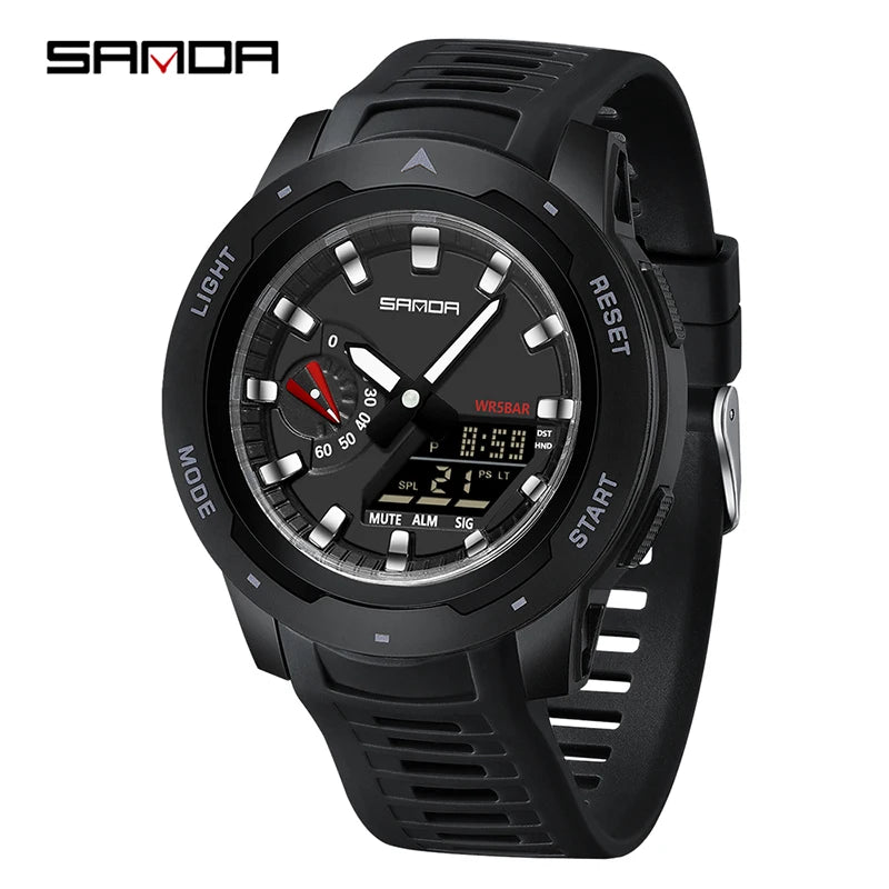 Reloj Deportivo SANDA LED Doble Pantalla para Hombre