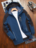 Parka Militar con Capucha para Hombre, Abrigo Cálido Anorak